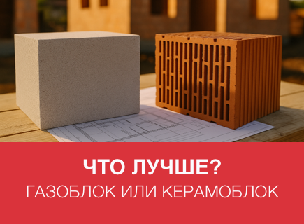 Газоблоки или керамоблоки: сравнение для строительства дома в Новгороде